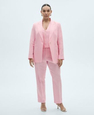 Women's Linen Suit Vest