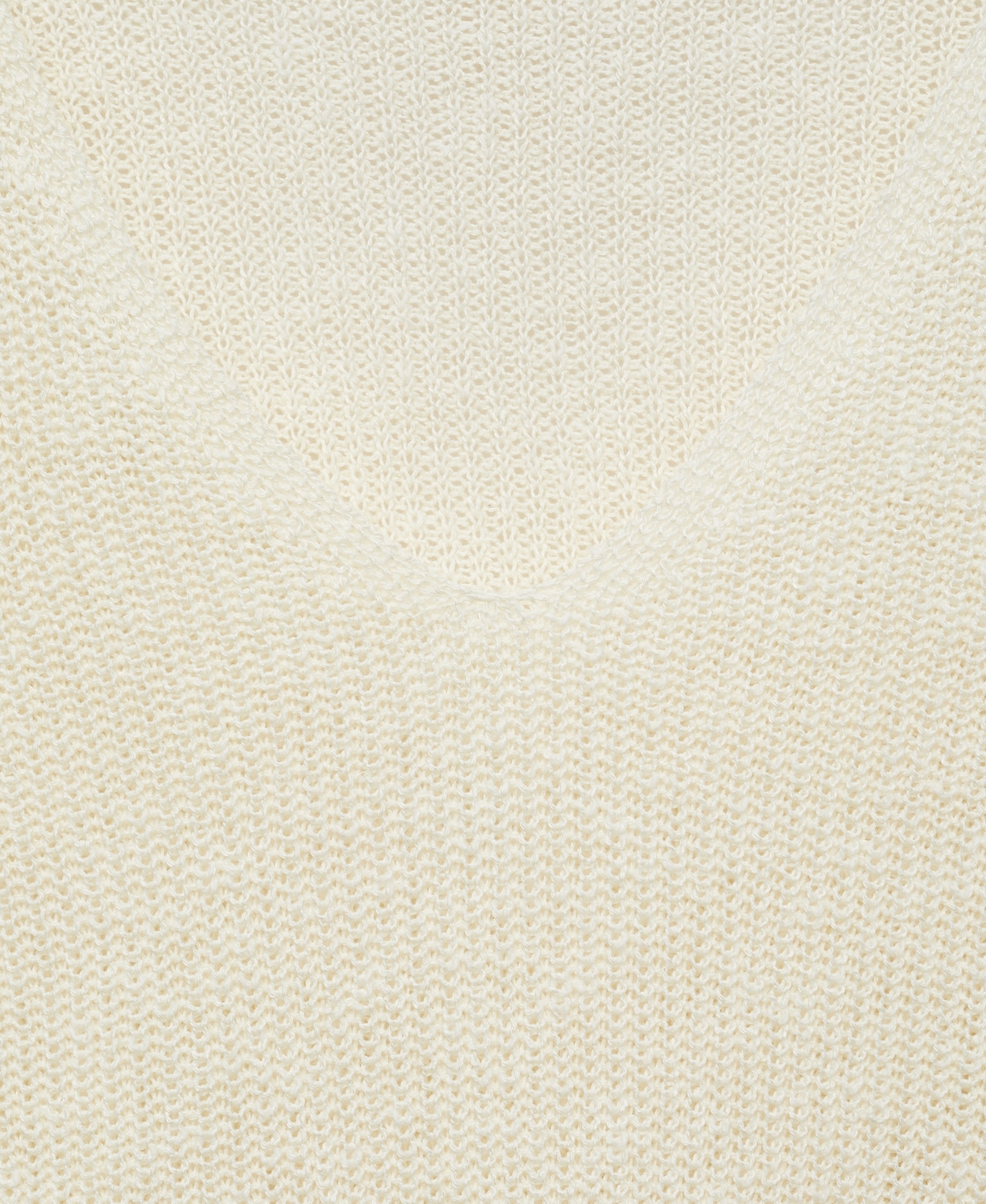 Mango V-neck Sweater In Neutral