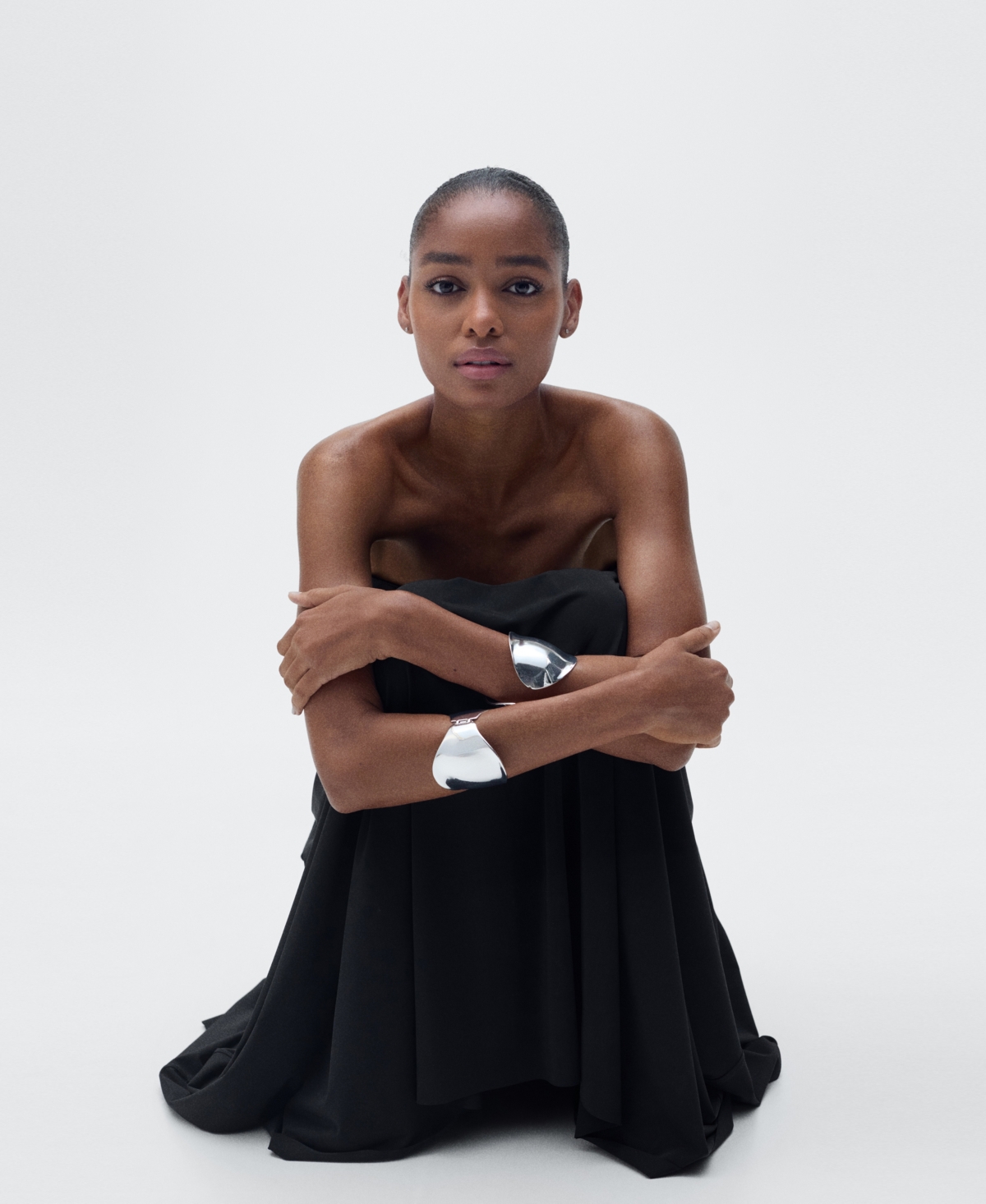 Mango Women's Long Gathered Skirt