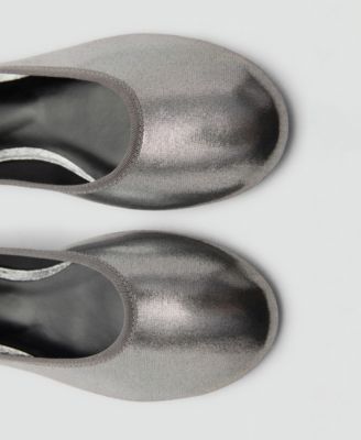 Women's Metallic Ballet Flats