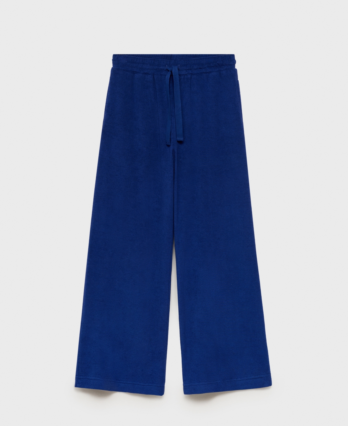 Mango Pull-on Wide Leg Terry Pants