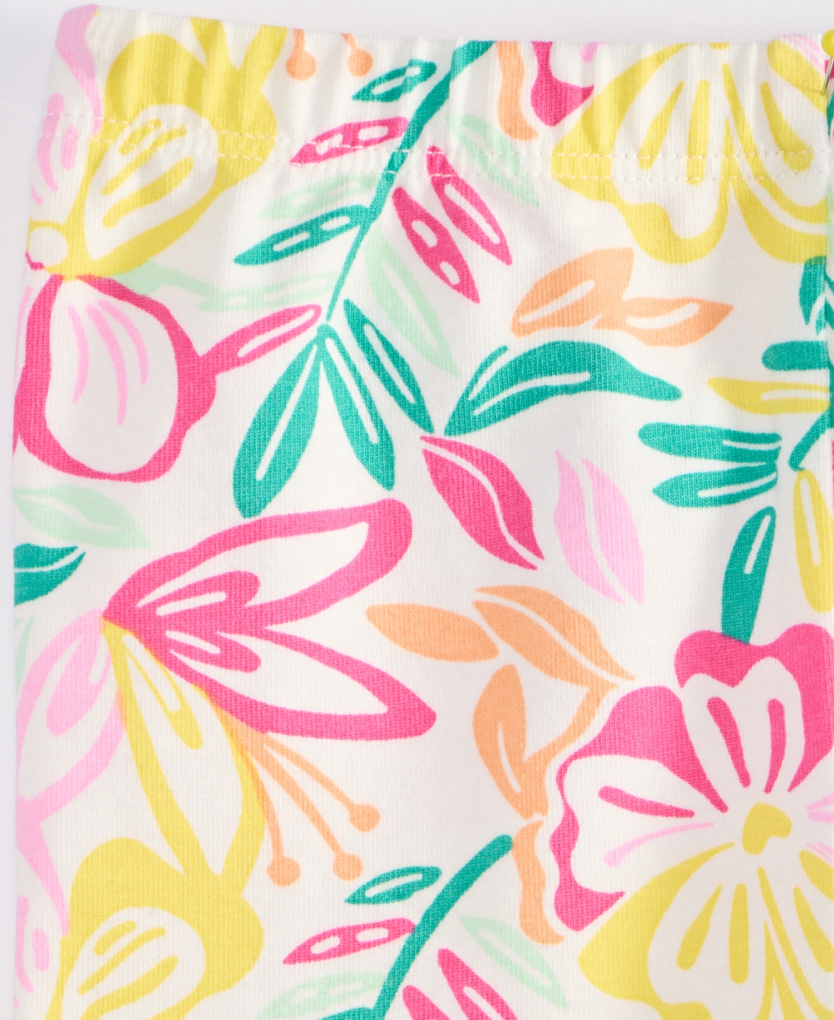 First Impressions Baby Girls Modern Tropical-print Biker Shorts, Exclusively At Macy's