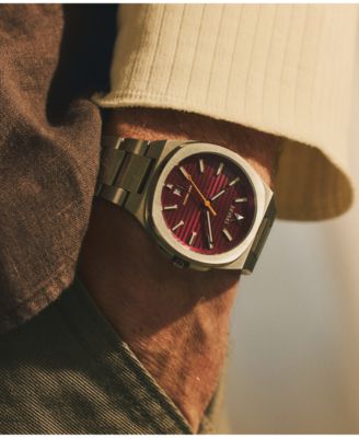 Men's Odyssey II Automatic Silver Tone Stainless Steel Bracelet Watch, 40mm