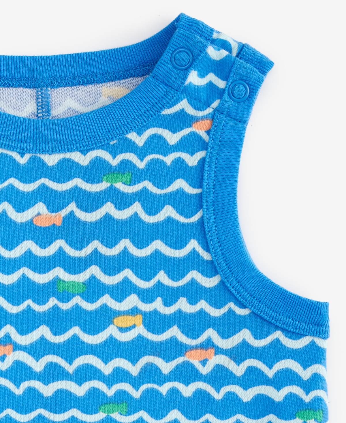 First Impressions Baby Boys Swimming Fish Printed Sunsuit, Exclusively At Macy's