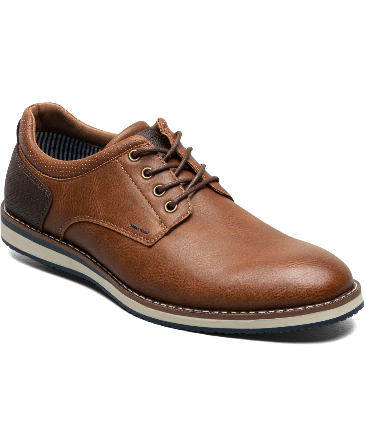 Nunn Bush Men's Hyde Ii Plain Toe Oxford In Cognac