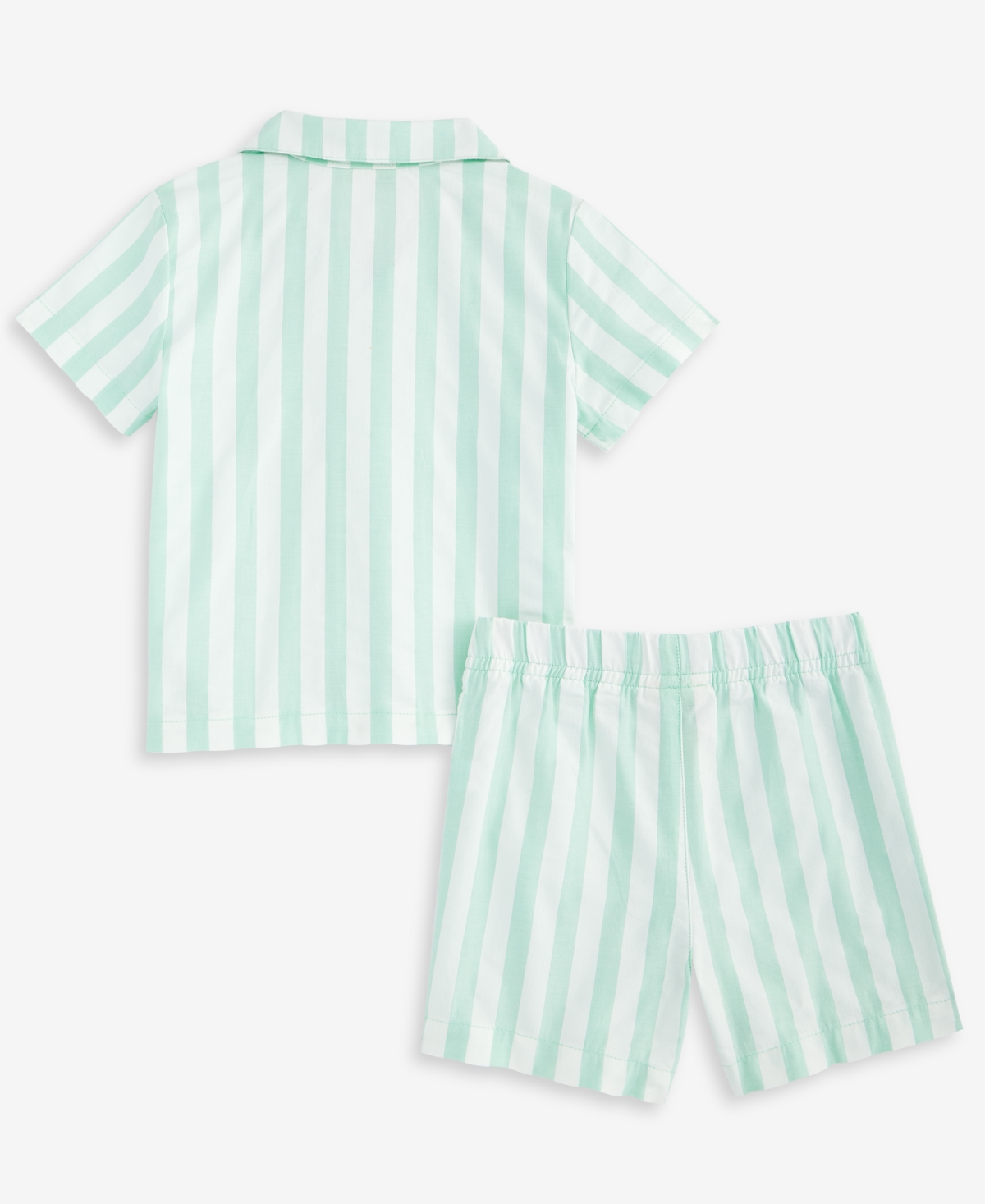 First Impressions Baby Boys Cotton Striped Shirt & Shorts, 2 Piece Set, Exclusively At Macy's