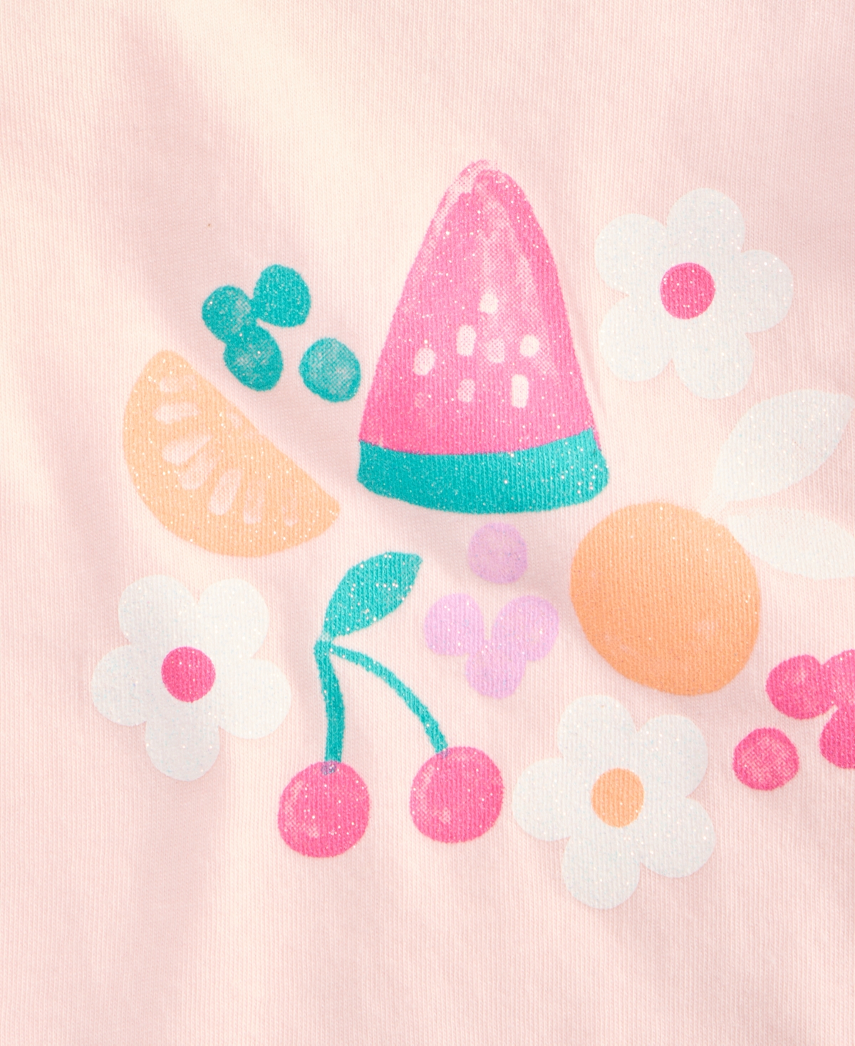 First Impressions Baby Girls Fruit Flower Graphic Flutter-Sleeve Top, Exclusively at Macy's