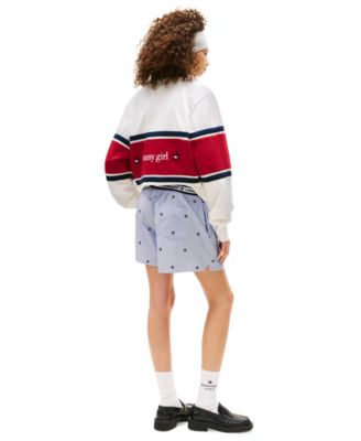 Tommy Girl Women's Cotton Embroidered Short