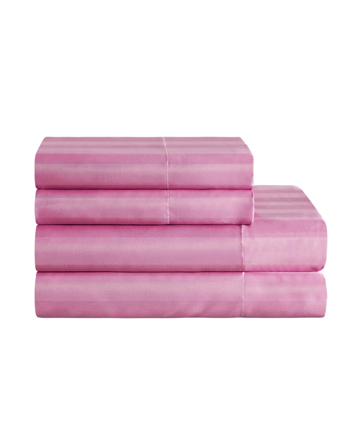 Juicy Couture Satin Damask 4-pc. Sheet Set, King In Pink