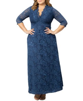 Women's Plus Size Maria Lace Evening Gown