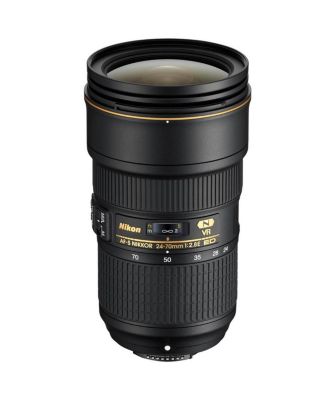 24-70mm f/2.8E ED-IF AF-S VR NIKKOR Lens, Bundle with Hoya 82mm UV+CPL Filter Kit, Cleaning Kit, Cleaning Cloth