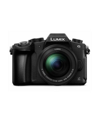 LUMIX DMC-G85 Mirrorless Camera with 12-60mm f/3.5-5.6 Lens, Bundle with 45-150mm f/4.0-5.6 Lens, Black, 32GB UHS-I SDHC Memory Card,