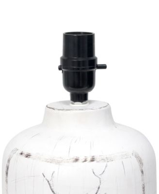 17.8" Ceramic Vintage Farmhouse Accent Table Lamp