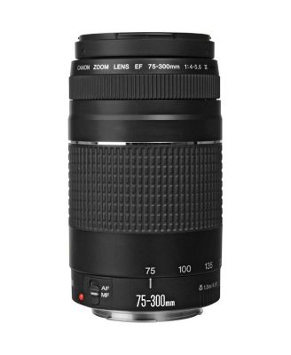 EF 75-300mm f/4-5.6 III Lens, Bundle with ProOptic 58mm MC UV Filter, Lens Cap Tether, Professional Lens Cleaning Kit