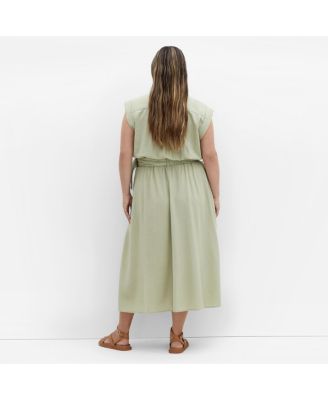 Plus Size Utility Midi Dress