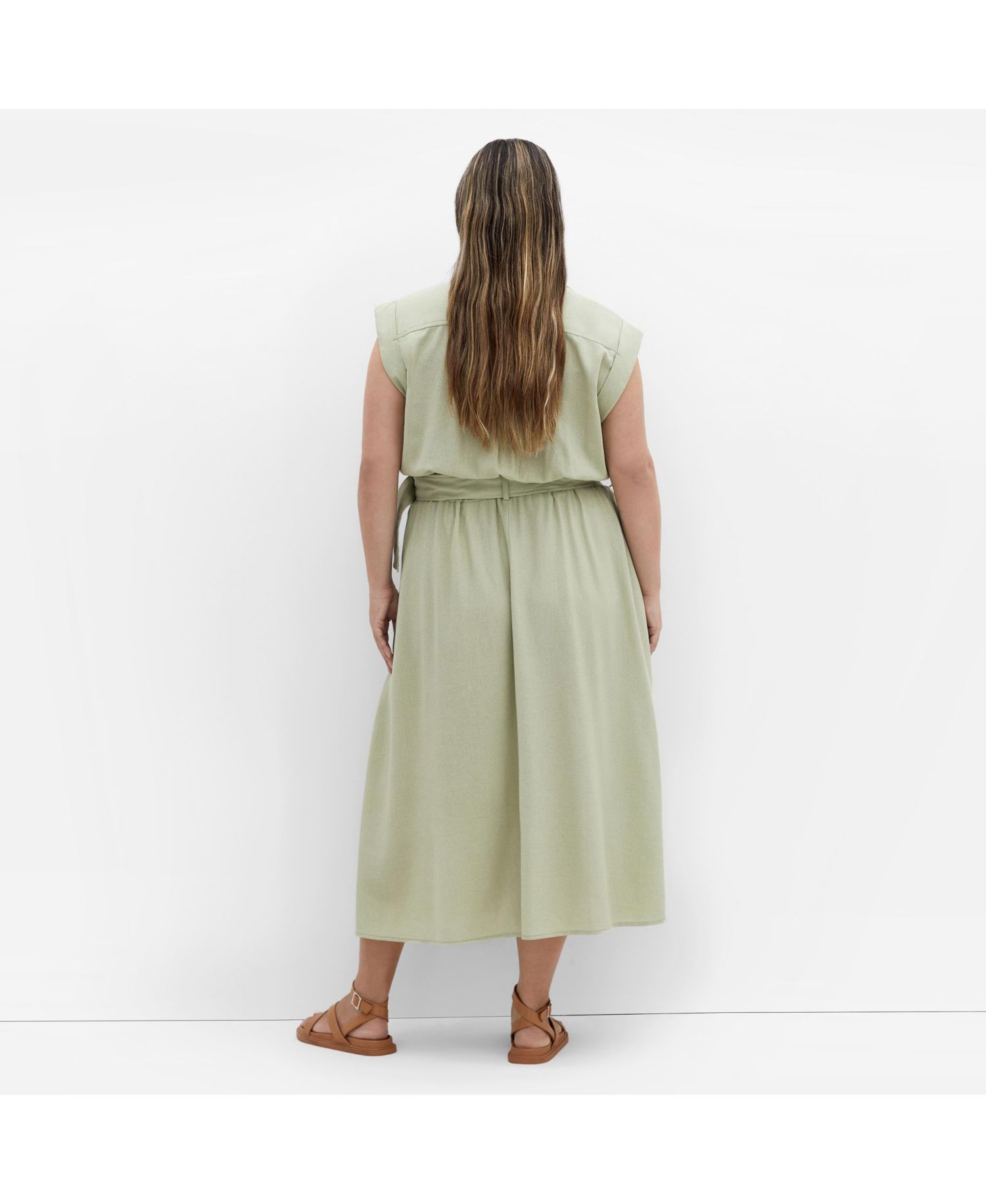 Plus Size Utility Midi Dress