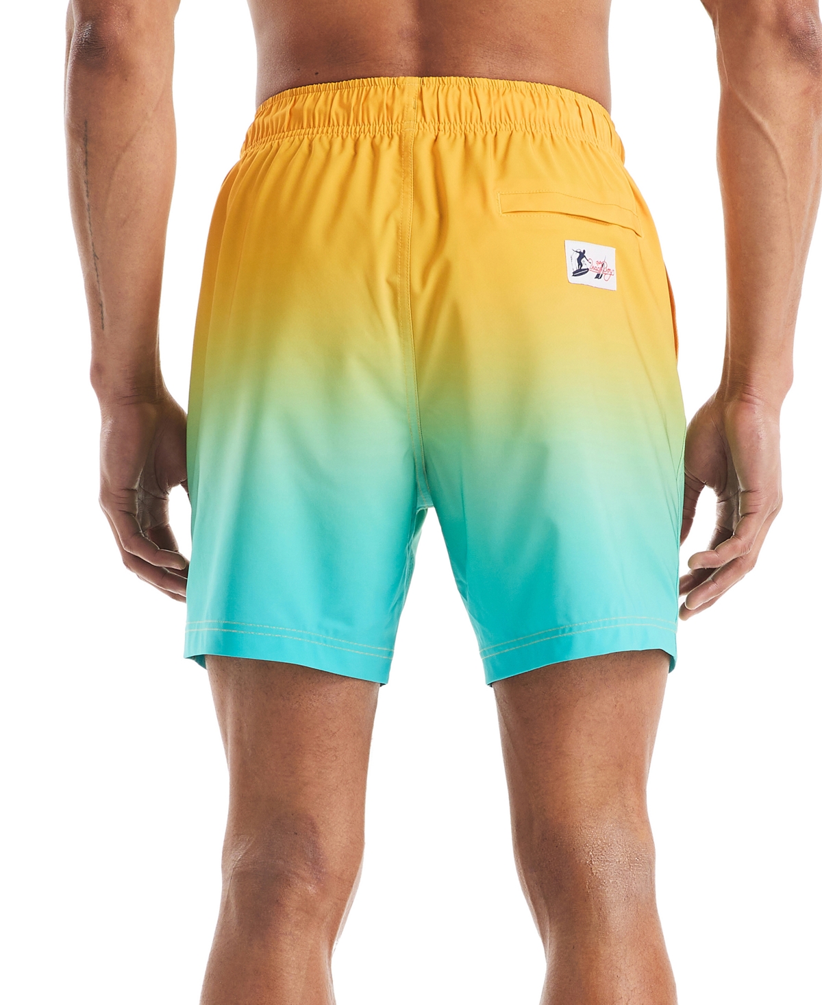 Nautica Beach Boys X  Men's Quick-dry Gradient Swim Trunks In Multi