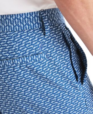 Men's Slim-Fit Shark Graphic Shorts