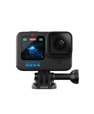 GoPro HERO12 Black Camera Bundle: Waterproof Action Cam with Dual Battery Charger, 2x Enduro Batteries, Adventure Kit, and 64GB Micro SD Card