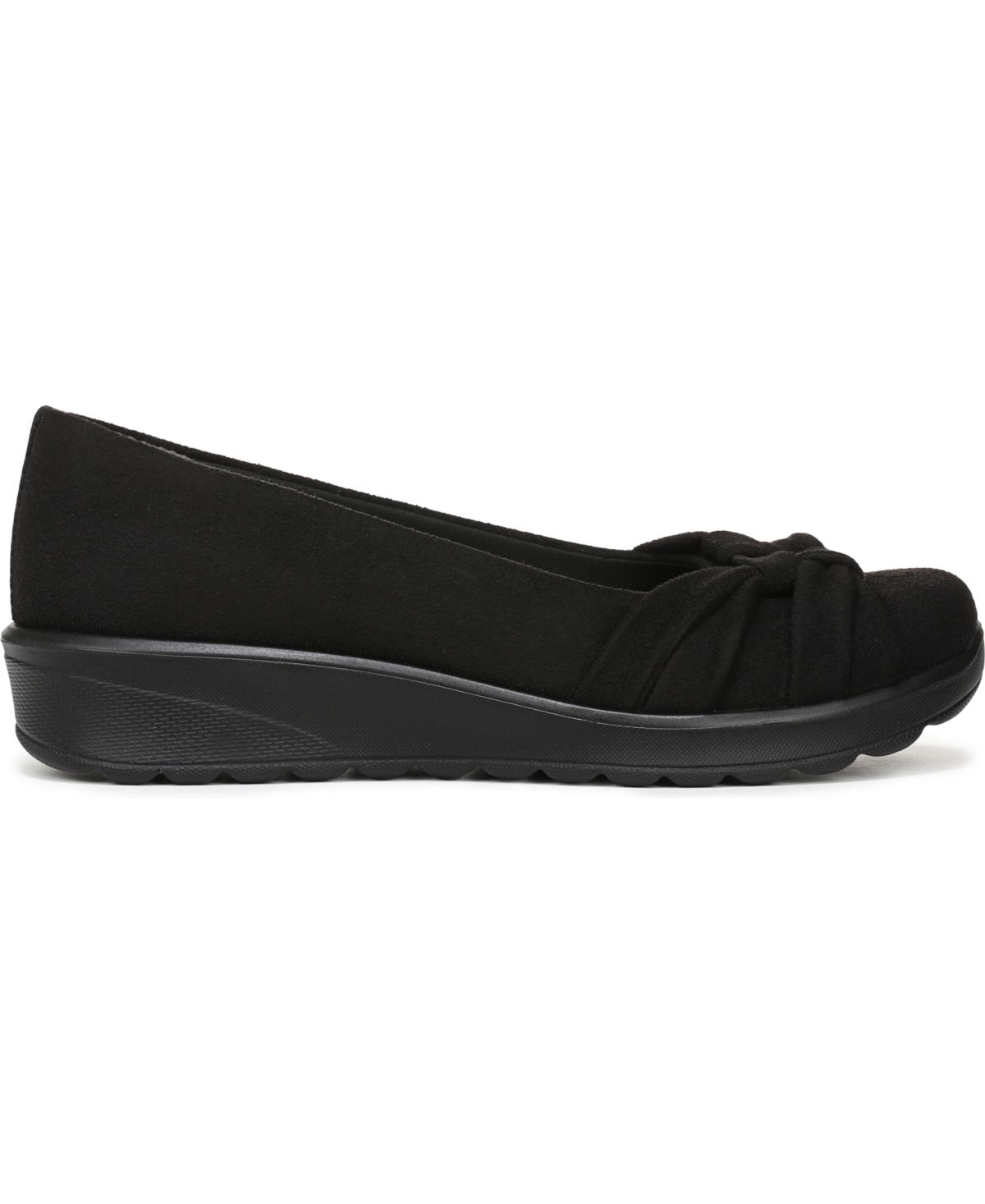 Lifestride Women's Glamour Round Toe Ballerina Flats In Black