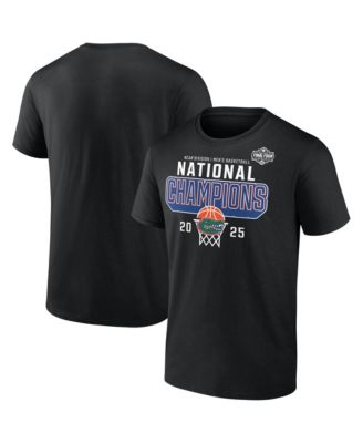 Fanatics - Men's Black Florida Gators 2025 NCAA Men's Basketball National Champions Core T-Shirt