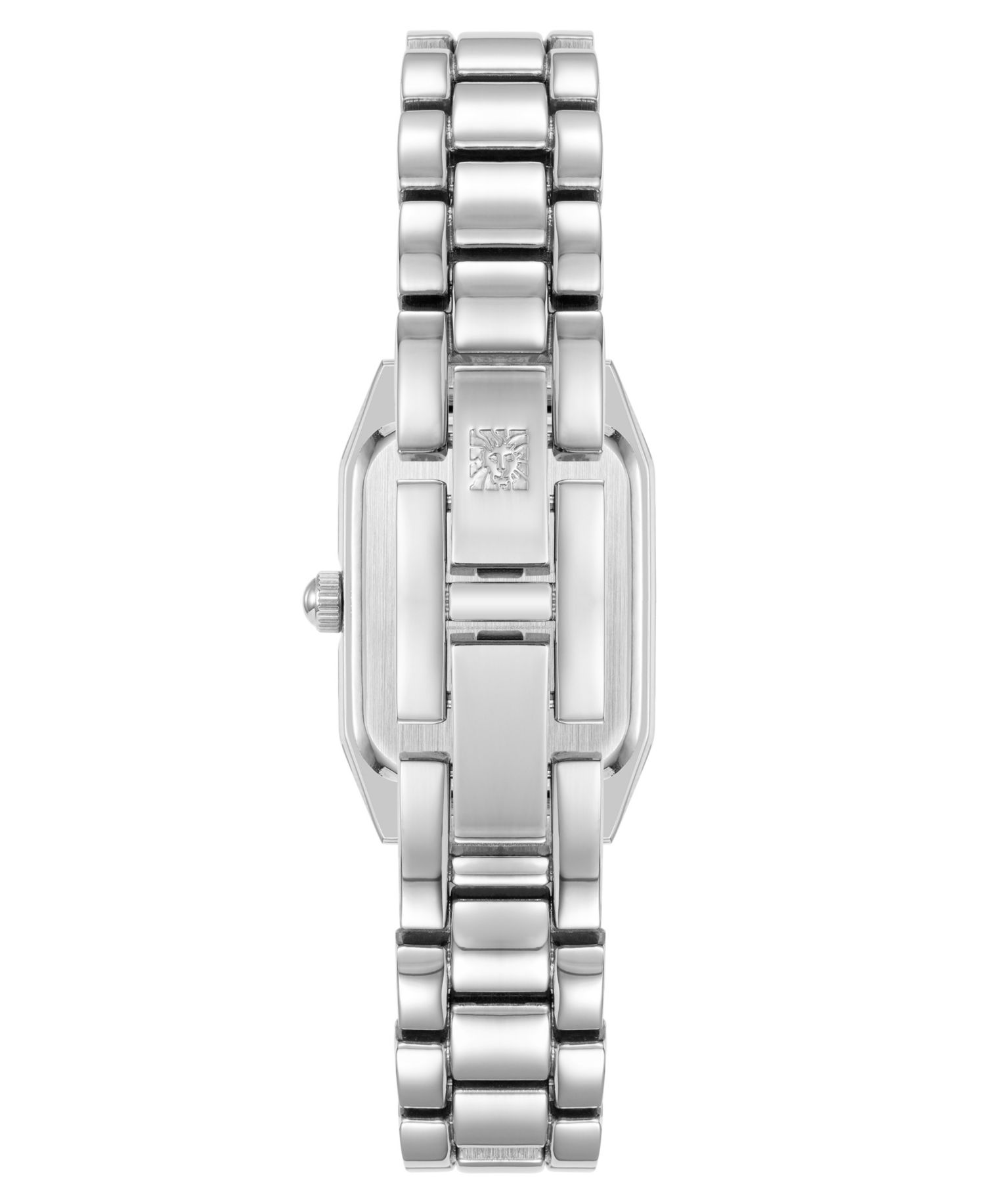 Women's Quartz Petite Octagonal Silver-Tone Metal Alloy Bracelet Watch, 21mm