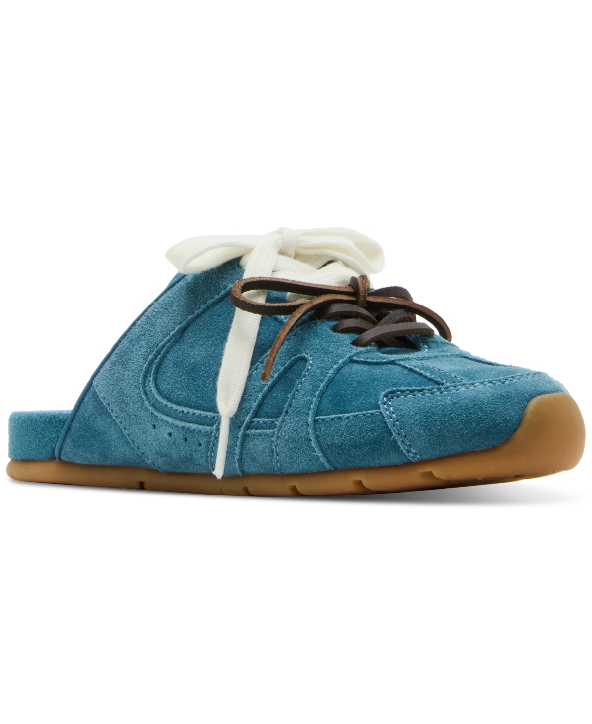 Women's Maysa Lace-Up Slip-On Sneakers - Blue Suede