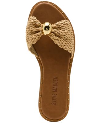 Women's Dipsy Knotted Embellished Slide Sandals