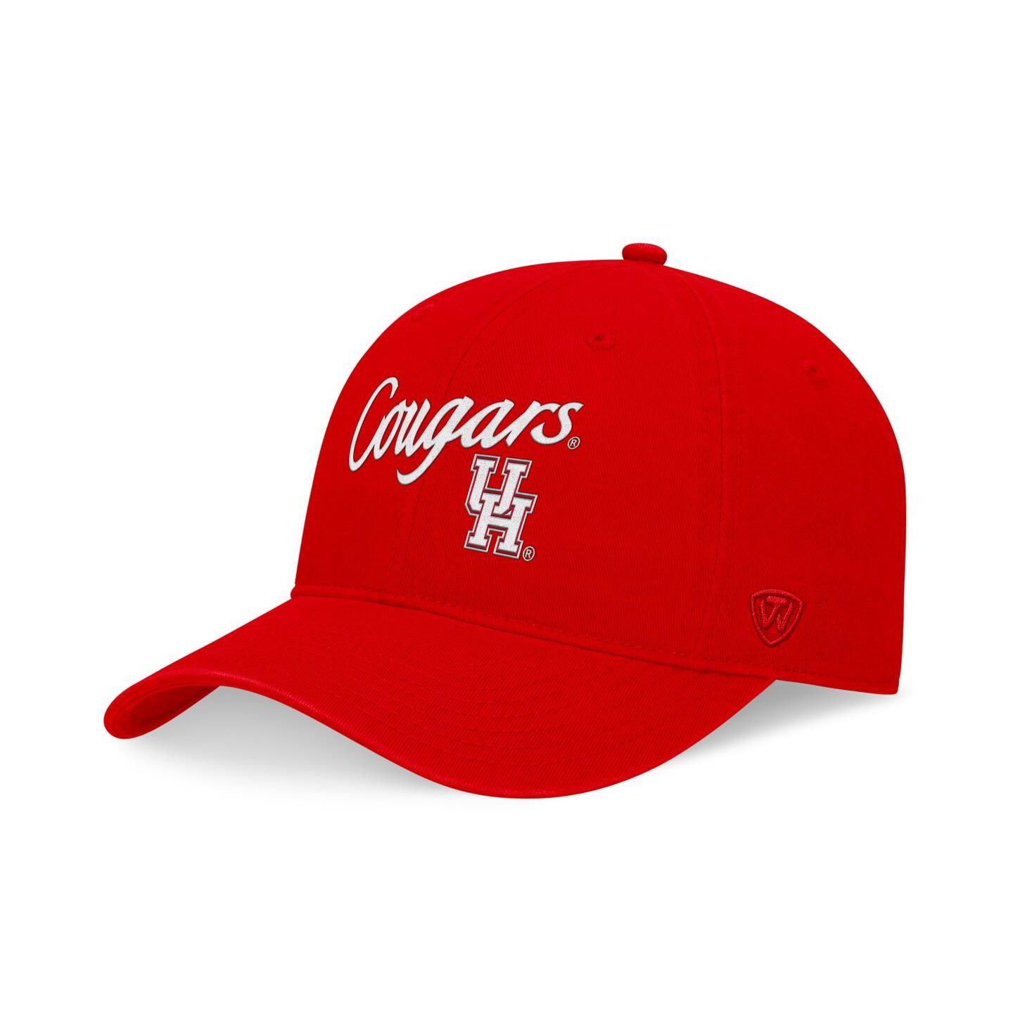Мужская кепка Top of the World Red Houston Cougars Heritage CeeCee Adjustable Hat — фото 1