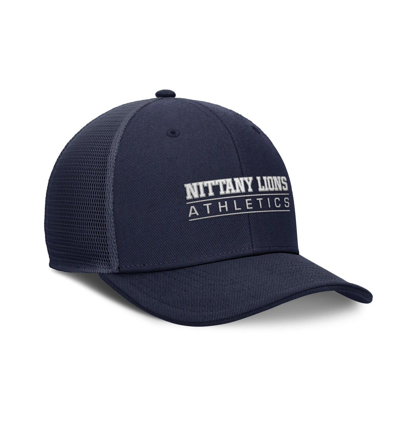 Мужская кепка Nike Navy Penn State Nittany Lions Rise Adjustable Hat — фото 3