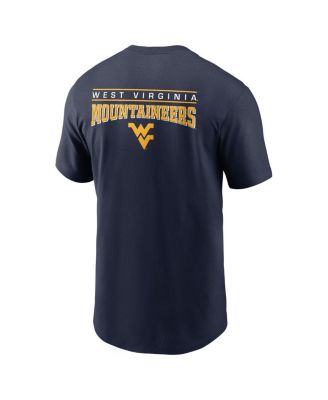 Men's Navy West Virginia Mountaineers 2-Hit T-Shirt