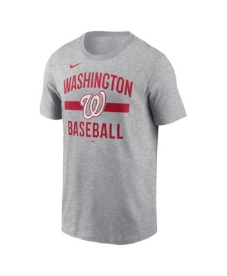 Men's Heather Gray Washington Nationals Arched T-Shirt