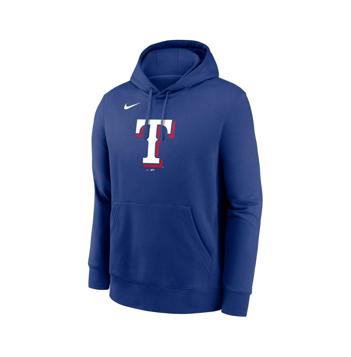 Мужское худи Nike Royal Texas Rangers Logo Club Fleece Pullover — фото 2