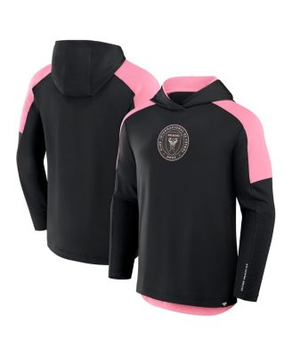 Fanatics - Men's Black Inter Miami CF Red Card Transitional Pullover Hoodie