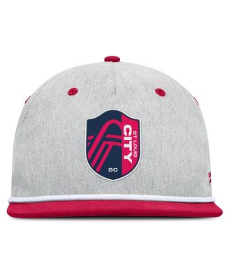 Men's Heather Gray St. Louis City SC Chip Golfer Snapback Hat