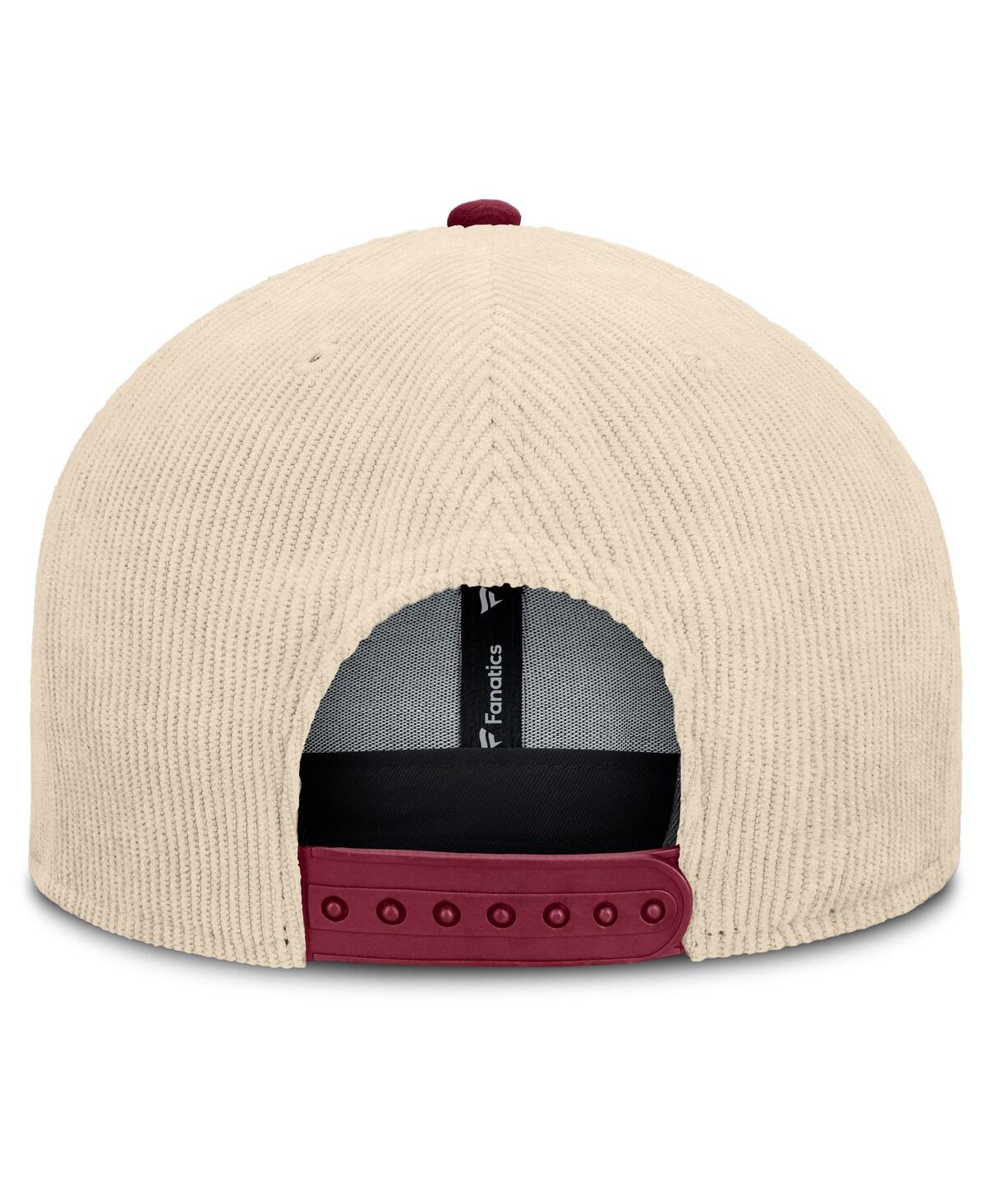 Fanatics Men's Cream Colorado Rapids Tempo Corduroy Snapback Hat In Cream