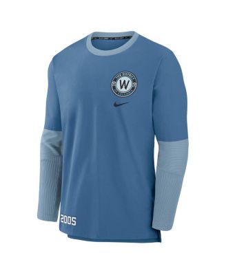 Men's Blue Washington Nationals 2025 City Connect Authentic Collection Performance Player Sweatshirt