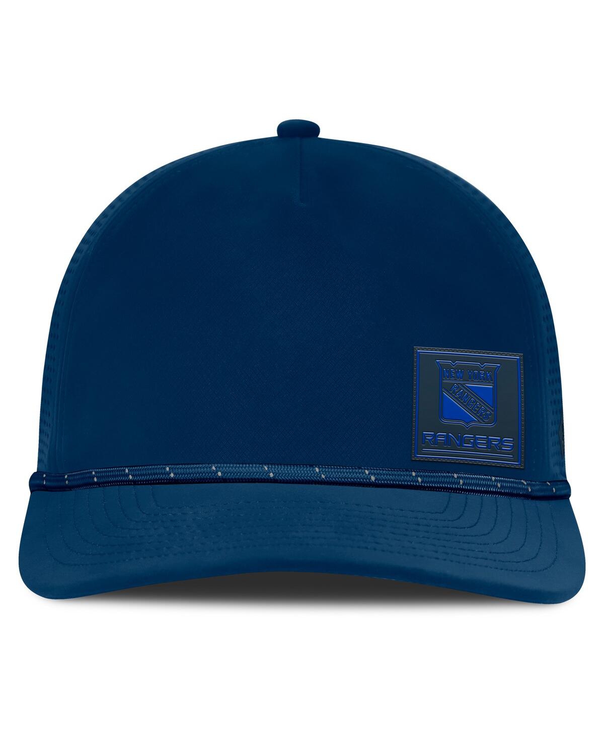 Fanatics Men's Blue New York Rangers Captain Rope Adjustable Hat In Blue