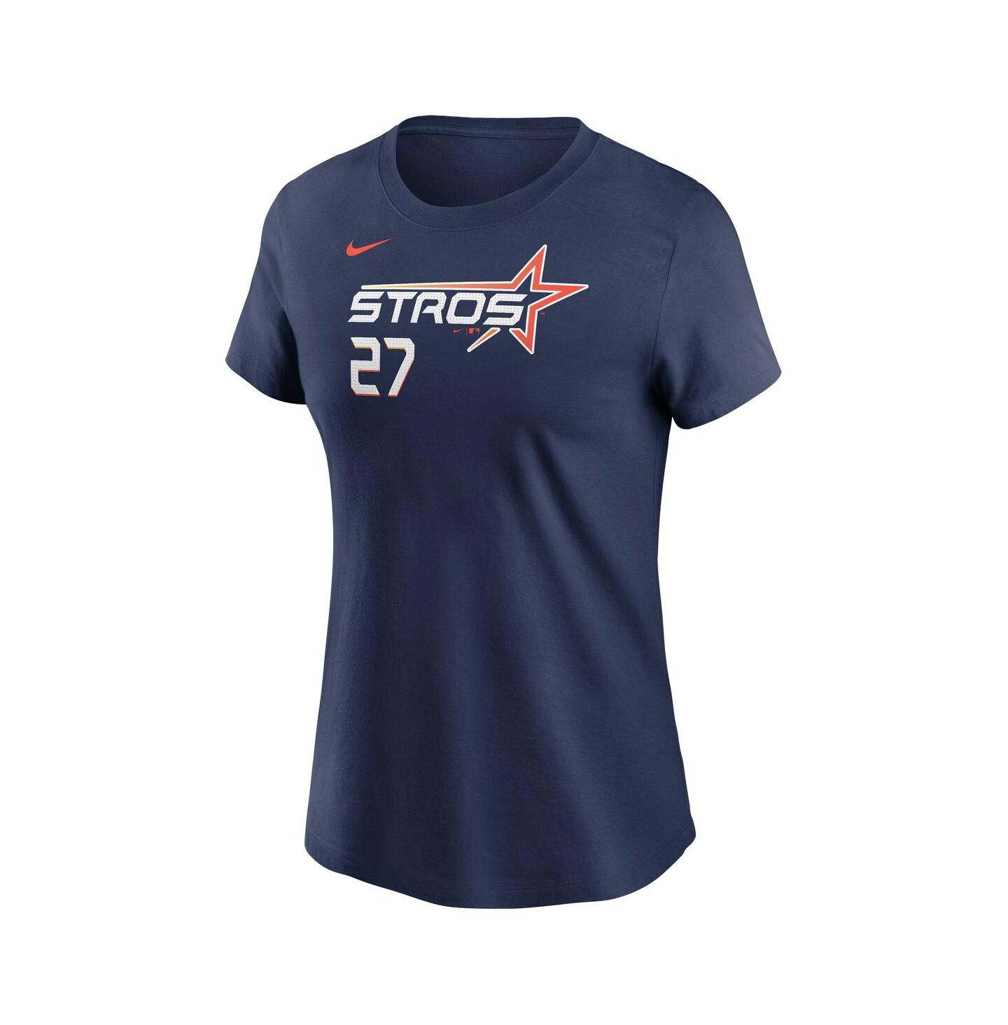 Женская футболка Nike Jose Altuve Navy Houston Astros 2025 City Connect Fuse Name & Number — фото 2