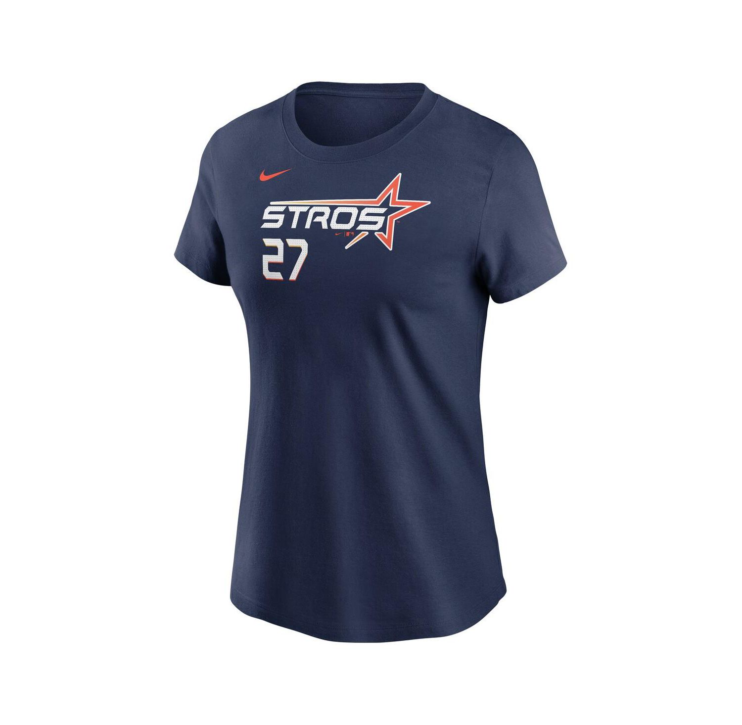 Women's Jose Altuve Navy Houston Astros 2025 City Connect Fuse Name & Number T-Shirt