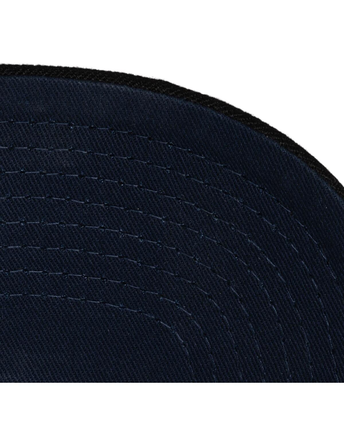 Mitchell & Ness Men's Black New York Yankees Hyper Type Pro Crown Snapback Hat In Black