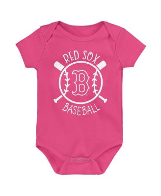 Baby Boys and Girls Boston Red Sox Slide Home Bodysuit 3-Pack