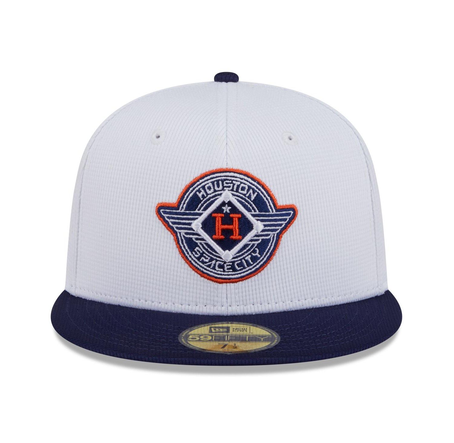 Men's White/Navy Houston Astros 2025 City Connect Batting Practice 59FIFTY Fitted Hat