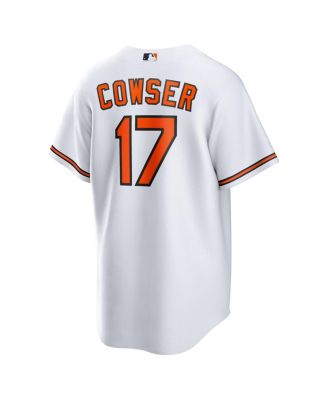 Men's Colton Cowser White Baltimore Orioles Home Replica Jersey