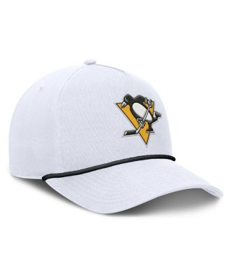 Men's White Pittsburgh Penguins Rope A-Frame Adjustable Hat
