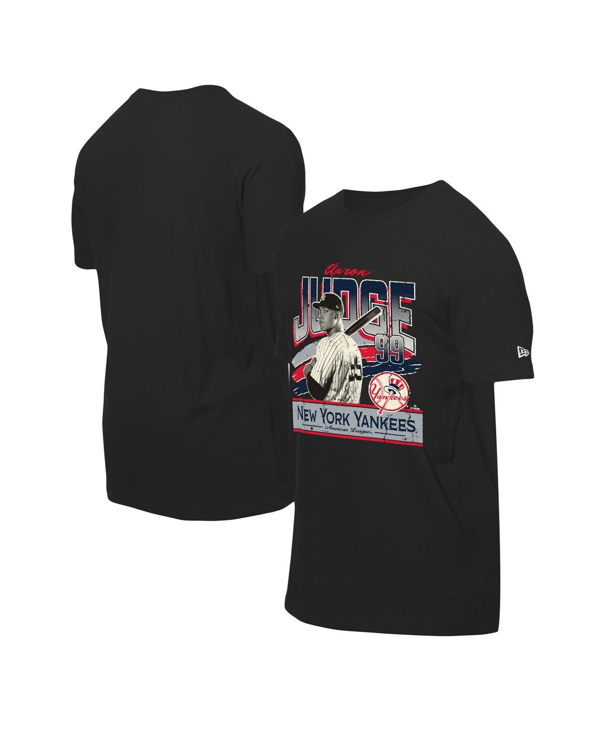 NEW ERA MEN'S AARON JUDGE BLACK NEW YORK YANKEES BATTER UP T-SHIRT 