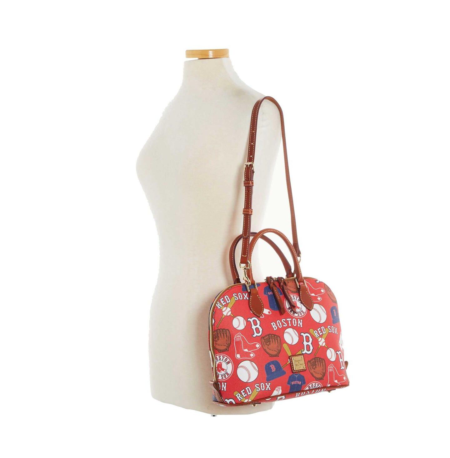 Женская сумка Dooney & Bourke Boston Red Sox Game Day Zip Satchel — фото 4