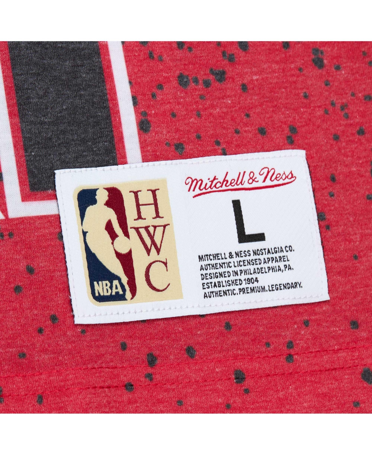 Mitchell & Ness Men's Red Miami Heat Hardwood Classics 2006 Nba S Champ City T-shirt In Multi