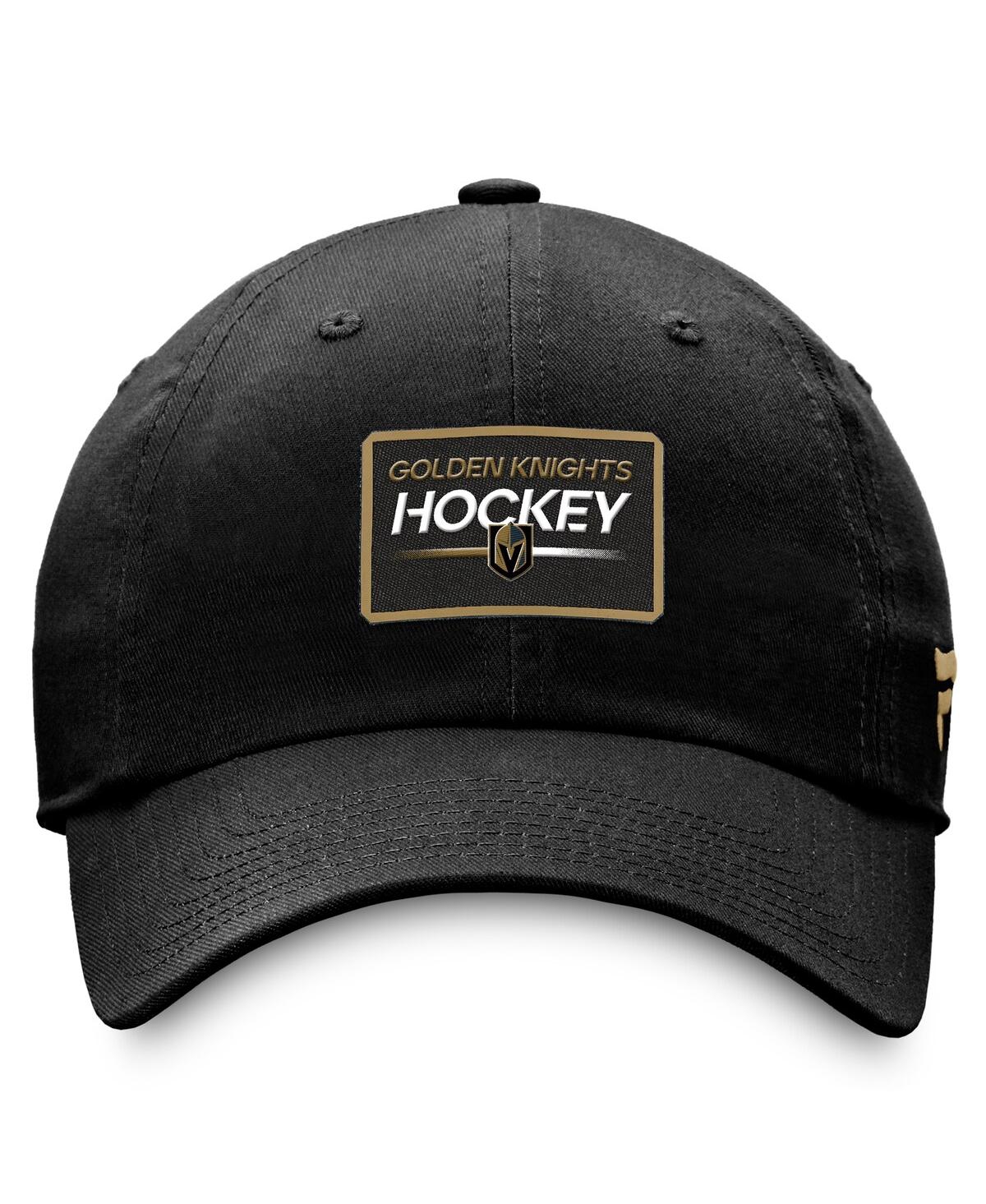 Fanatics Men's Black Vegas Golden Knights Authentic Pro Prime Adjustable Hat In Black