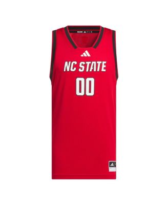adidas - Men's 00 Red NC State Wolfpack Replica Swingman Jersey
